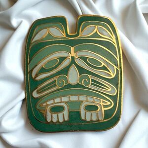 Vintage Barbara Lavallee Enamel Mask Brooch – Artique Ltd – Made in Taiwan
